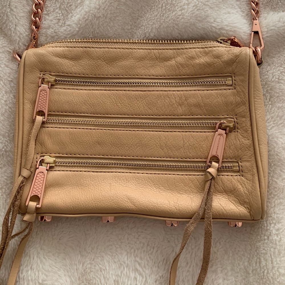 Rebecca Minkoff 3-zip crossbody bag